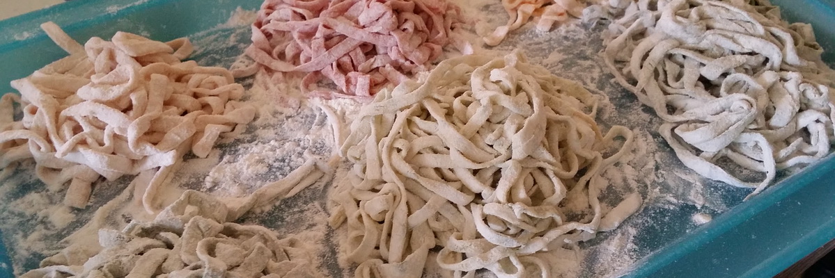 Making fettuccini from scratch workshops