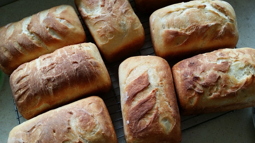 sourdough toast loaves made in tins My Green Garden